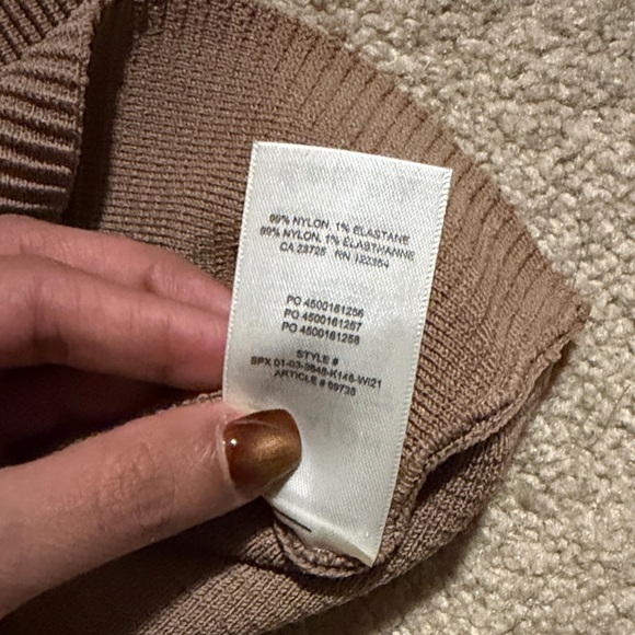 BABATON Ribbed Brown Tank Top - Picture 6 of 6